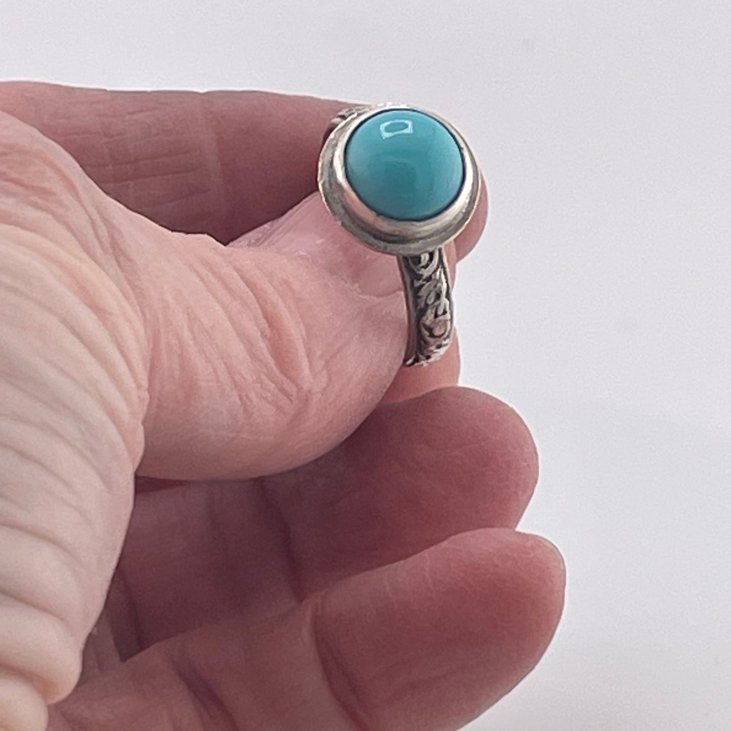 Robin's Egg Blue Sonora Turquoise ring