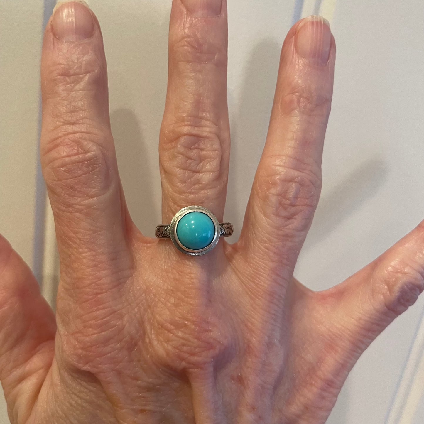 Robin's Egg Blue Sonora Turquoise ring