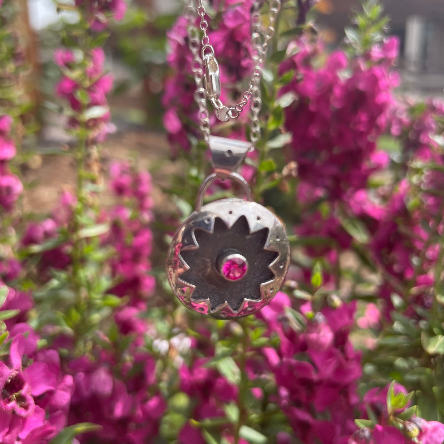 Starburst Ruby Necklace