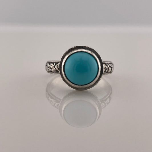 Robin's Egg Blue Sonora Turquoise ring